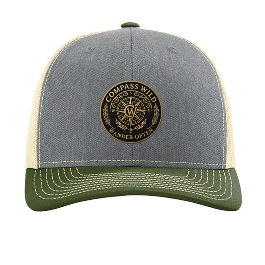 Heather Grey/ Birch/ Army Olive - 112 - FRONT